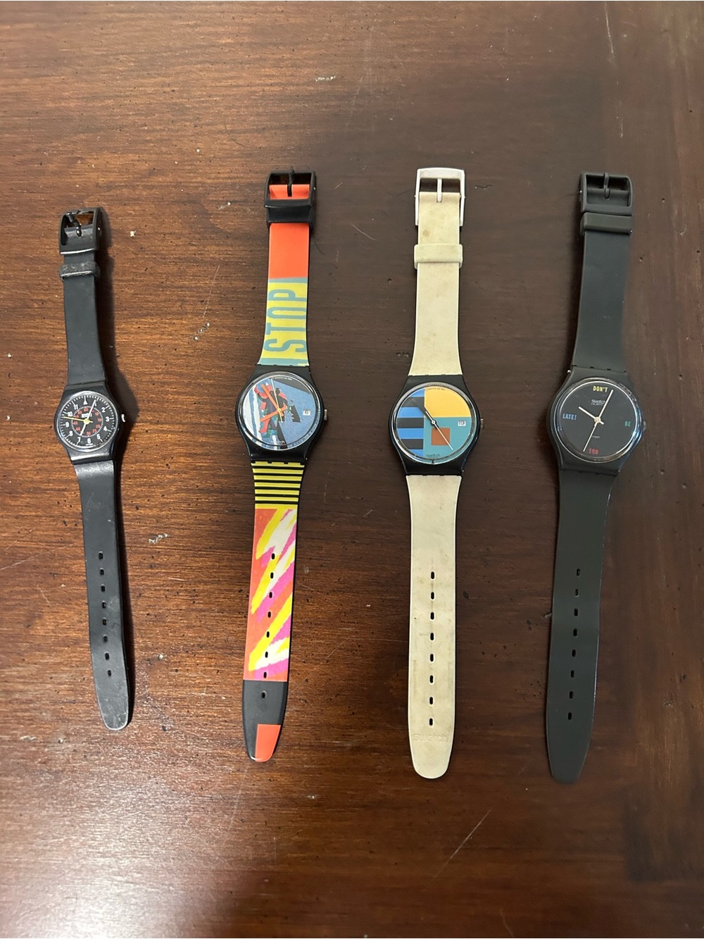 Swatch watches - Rare “Don’t be too Late” - Taxi Stop - Needles - Nicholette -